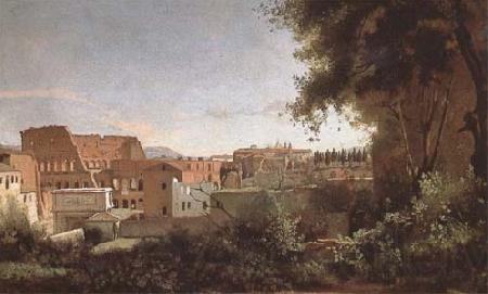Jean Baptiste Camille  Corot View of the Colosseum from the Farnese Gardens (mk09) Norge oil painting art